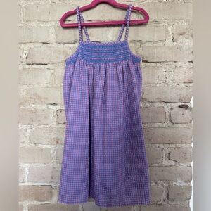 Blue and Pink Sundress Dress